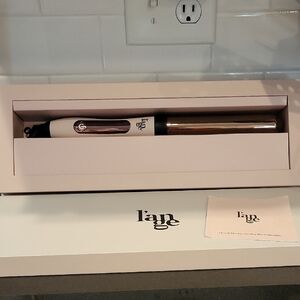 NWOT L'Ange Lange Pink and Silver Curling Iron